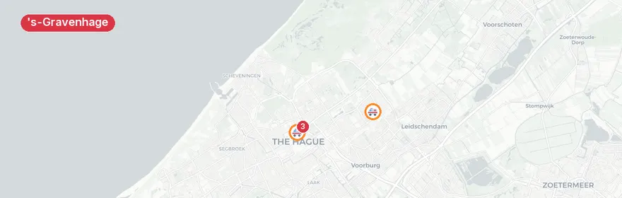 Kaart van Verkeersongeval Maartensdijklaan, Den Haag