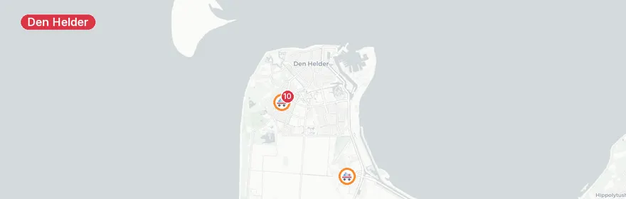Kaart van Twee steekincidenten Den Helder, twee gewonden