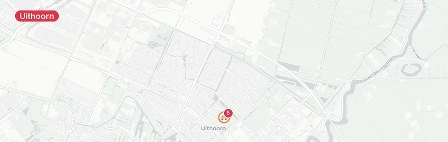 Kaart van Reanimatie Guido Gezellelaan Uithoorn