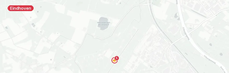 Kaart van Middelbrand bijgebouw Meierijlaan Eindhoven