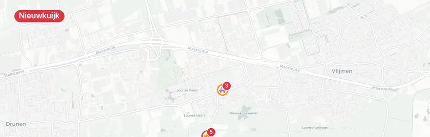 Kaart van Reanimatie na skateboardval Nieuwkuijkseweg