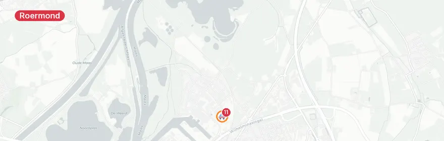Kaart van Medisch incident Mijnheerkensweg, Roermond