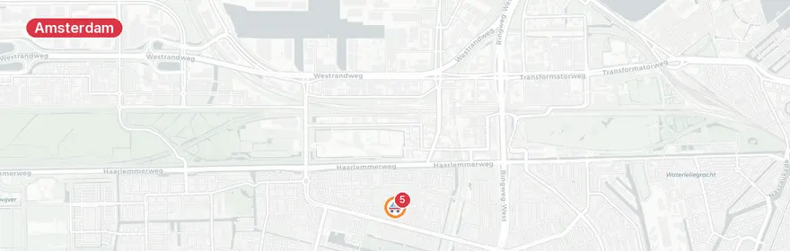 Kaart van Reanimatie Frans Duwaerstraat Amsterdam