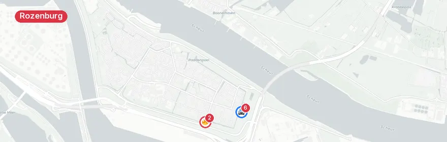 Kaart van Verkeersongeval Laan van Nieuw Blankenburg Rozenburg