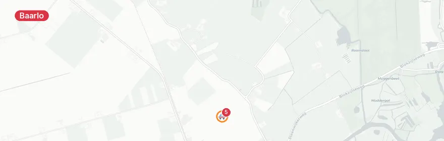 Kaart van Aanrijding met letsel N273, Baarlo