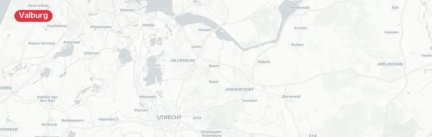 Kaart van Verkeersongeval met letsel op A15 Valburg