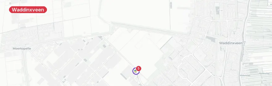 Kaart van Reanimatie Piet Stuurmanweg Waddinxveen