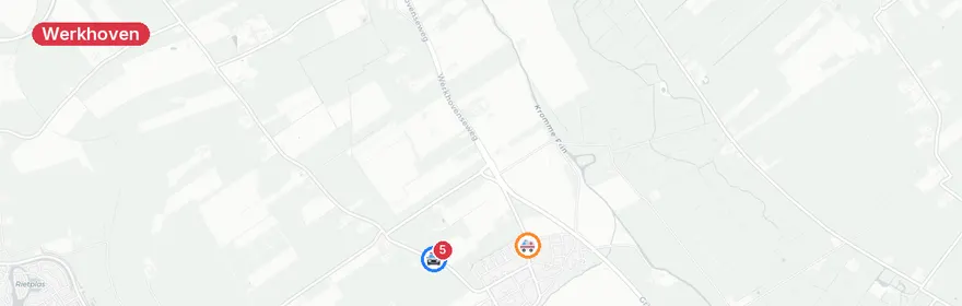 Kaart van Verkeersongeval Achterdijk, Werkhoven