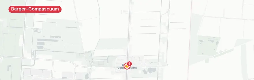Kaart van Hooibaalmachine en akkerbrand Barger-Compascuum