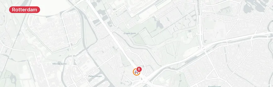 Kaart van Massale ambulancemeldingen West-Sidelinge Rotterdam