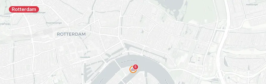 Kaart van Reanimatie Prins Hendrikkade Rotterdam
