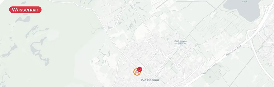 Kaart van Schietpartij Van der Duyn van Maasdamstraat Wassenaar