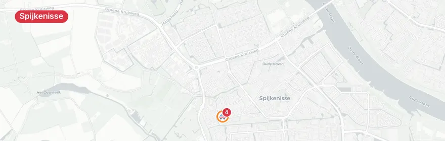 Kaart van Verkeersongeval met letsel Pelikaanhoek Spijkenisse