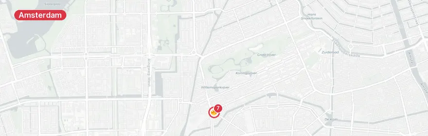 Kaart van Verkeersongeval met letsel Bernard Kochstraat Amsterdam