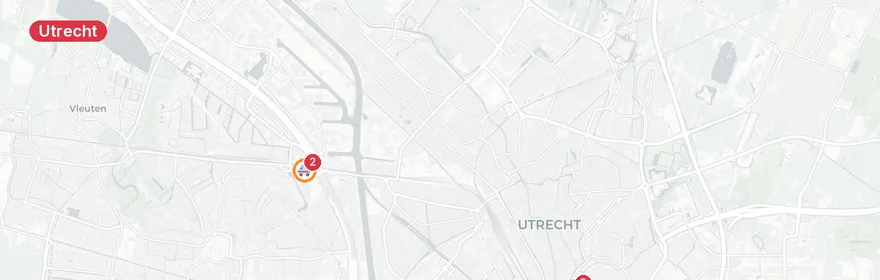 Kaart van Verkeersongeval Kopenhagenstraat Utrecht