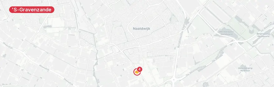 Kaart van Woningbrand Galgeweg 's-Gravenzande