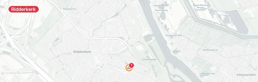 Kaart van Reanimatie Hugo de Groothof Ridderkerk, traumahelikopter...