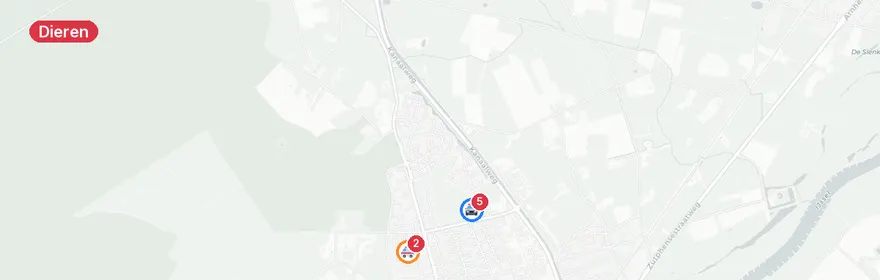 Kaart van Fietser overleden bij aanrijding Imboslaan Dieren