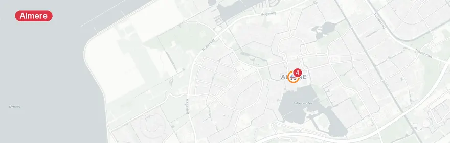 Kaart van Verkeersongeval Moldaviestraat Almere