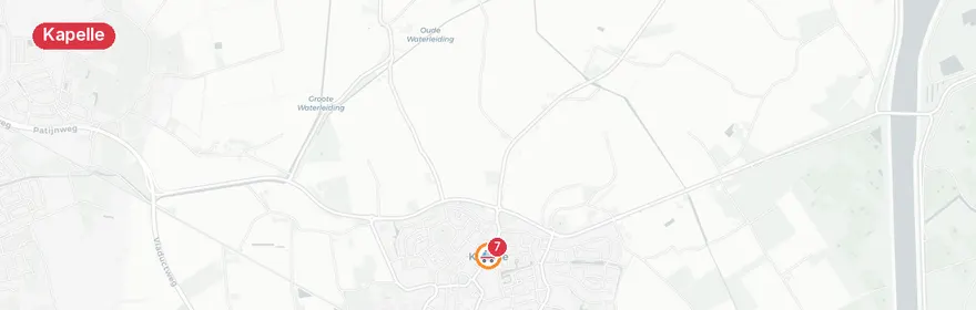 Kaart van Spoedeisend incident N289, Kapelle