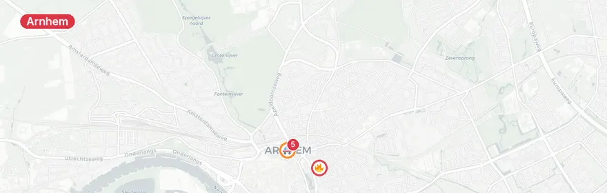 Kaart van Reanimatie Boekhorstenstraat, Arnhem