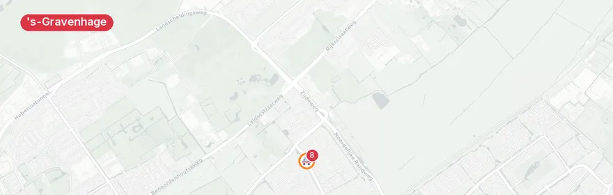 Kaart van Spoedgeval Robertaland, 's-Gravenhage