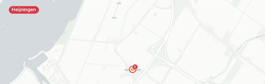 Kaart van Meerdere verkeersongevallen A4 Heijningen
