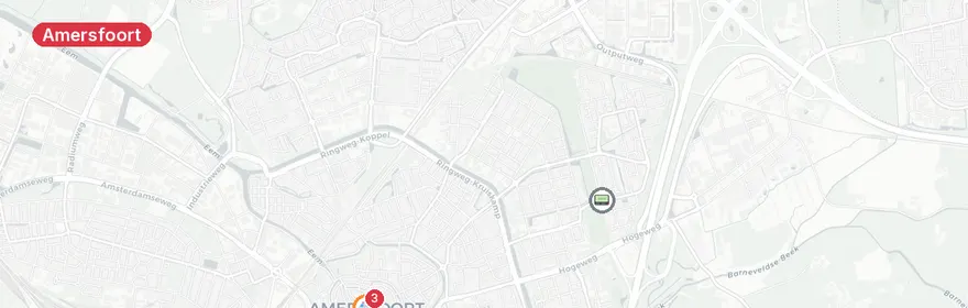 Kaart van Ongeval met letsel Rustenburgerweg Amersfoort