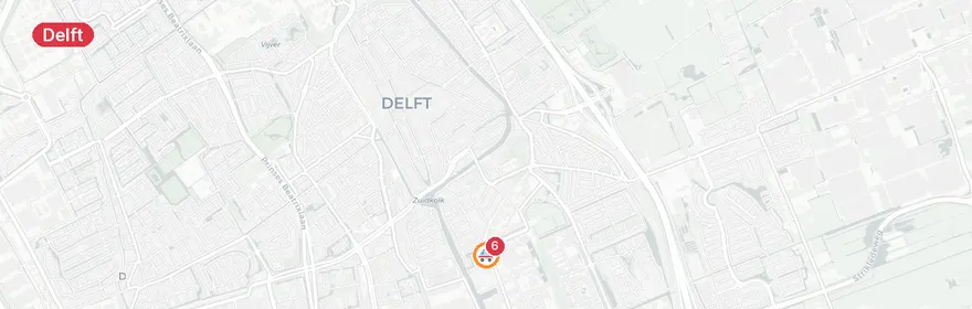 Kaart van Medische noodsituatie Rotterdamseweg Delft