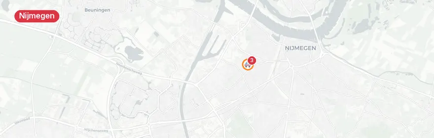 Kaart van Verkeersongeval Lankforst Nijmegen