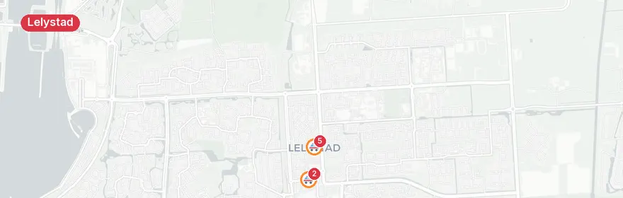 Kaart van Reanimatie op Agorabaan Lelystad, traumahelikopter gealar...