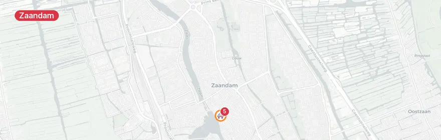 Kaart van Reanimatie Beethovenstraat Zaandam
