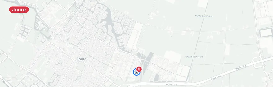 Kaart van Automobilist overleden na botsing tegen boom Haskerveldweg