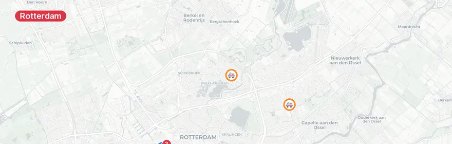 Kaart van Steekpartijen Allard Piersonstraat Rotterdam