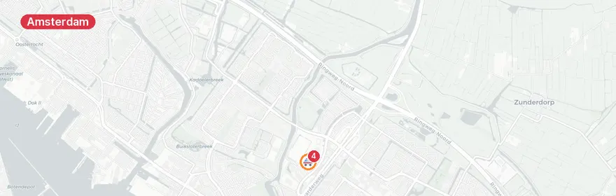 Kaart van Reanimatie J.H. Hisgenpad Amsterdam