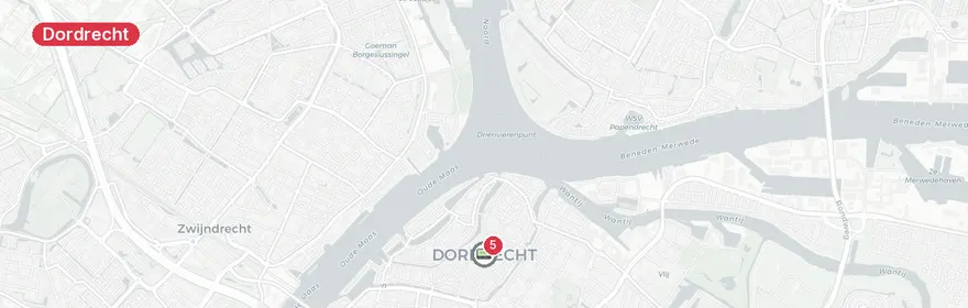 Kaart van Verkeersongeval A16 Dordrecht