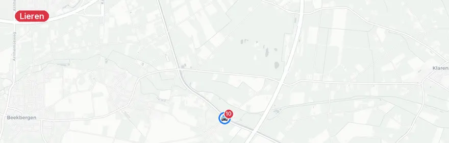 Kaart van Dodelijk ongeval Kanaal Zuid Lieren