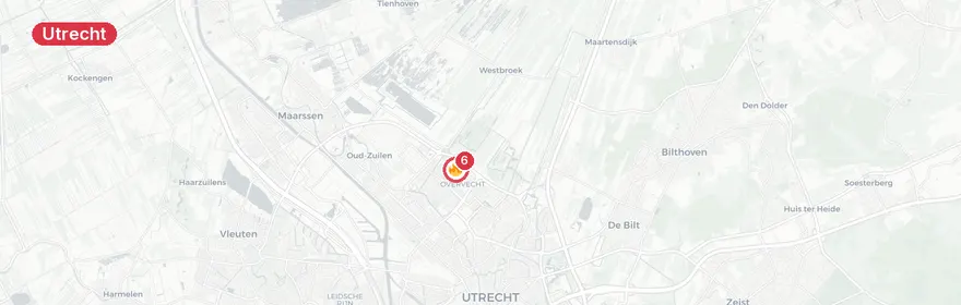 Kaart van Reanimatie Hanoidreef Utrecht