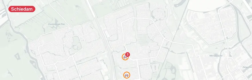 Kaart van Reanimatie Johann Straussplein, Schiedam