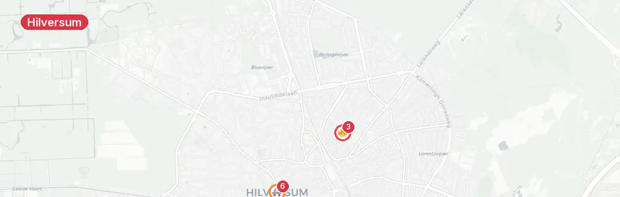 Kaart van Reanimatie Buys Ballotstraat Hilversum