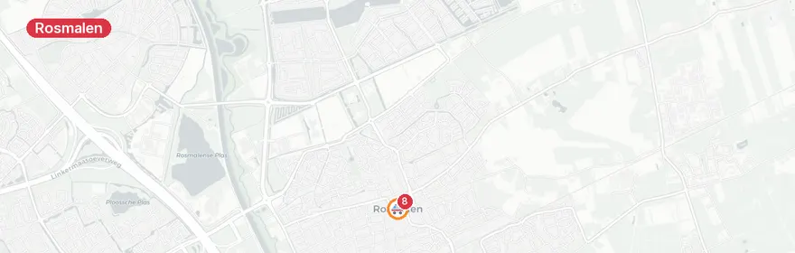 Kaart van Verkeersongeval A2 Rosmalen