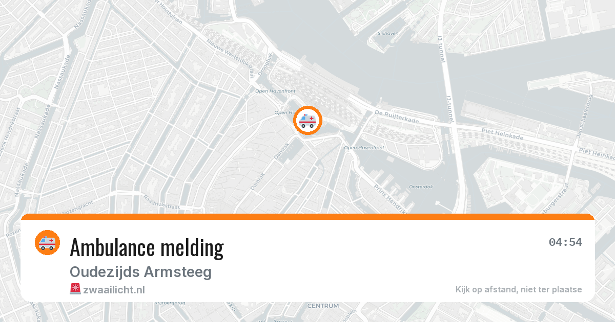 Ambulance melding — 6 mei 2026