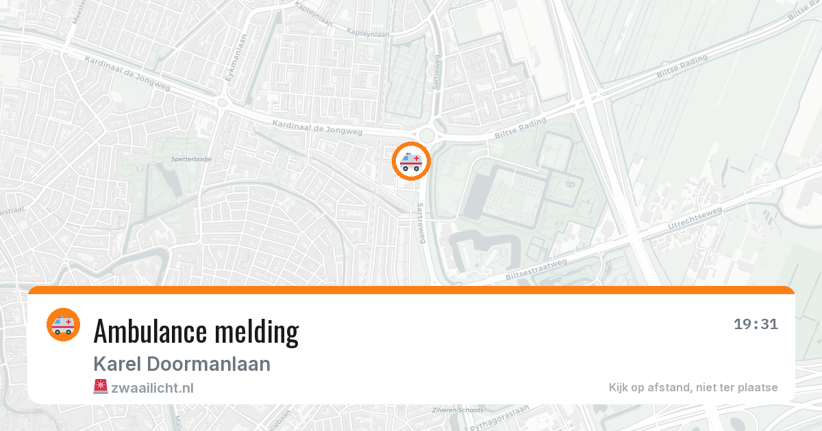Ambulance melding — 19 jun 2026