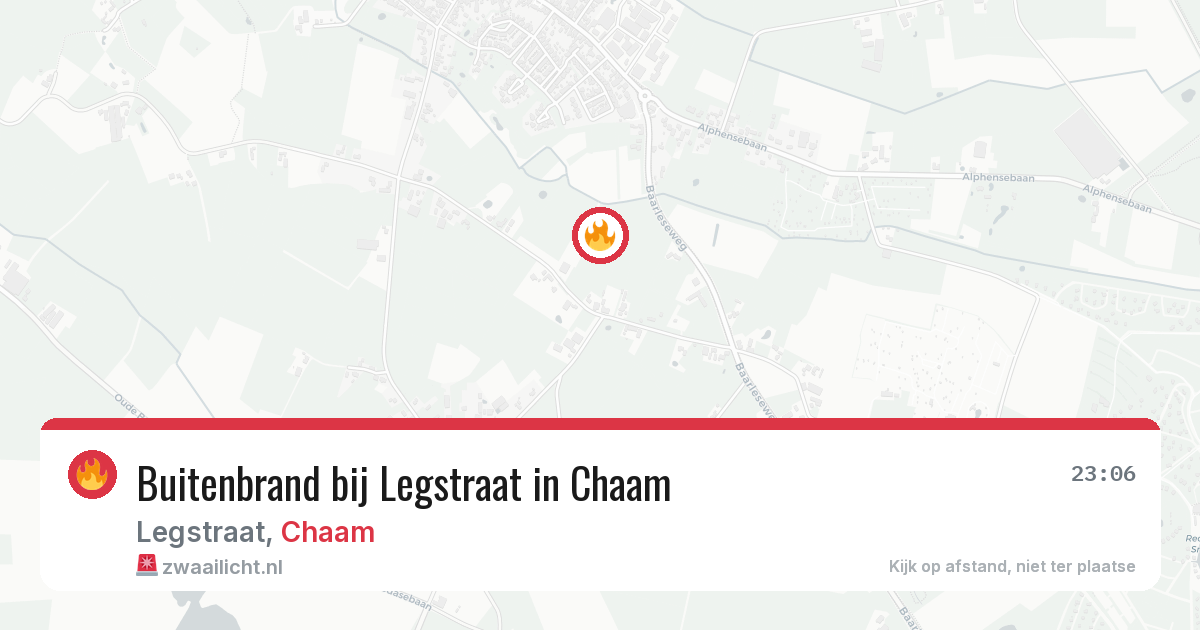 Buitenbrand bij Legstraat in Chaam — 27 jun 2026
