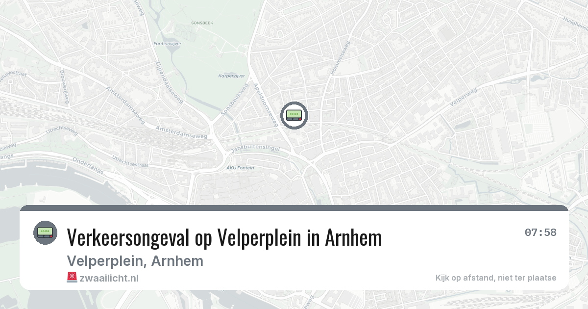 Verkeersongeval op Velperplein in Arnhem — 2 jun 2026