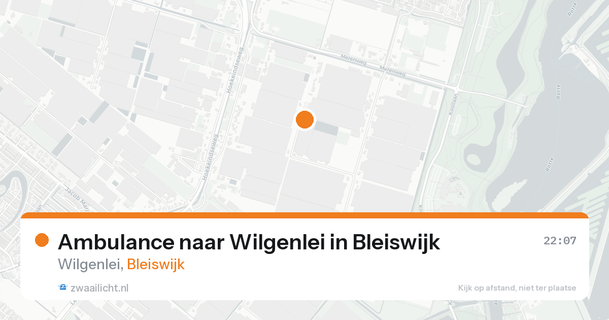 Ambulance naar Wilgenlei in Bleiswijk — 31 mei 2026