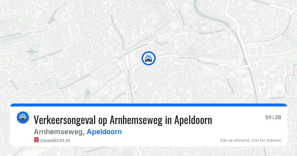 Verkeersongeval op Arnhemseweg in Apeldoorn — 23 apr 2026