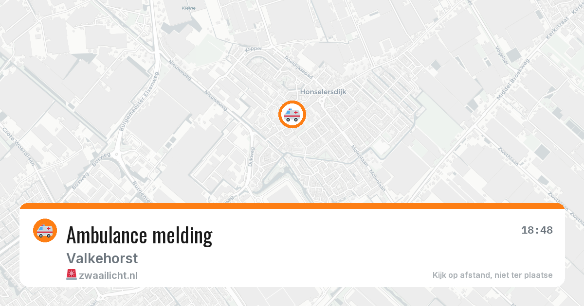 Ambulance melding — 8 feb 2026