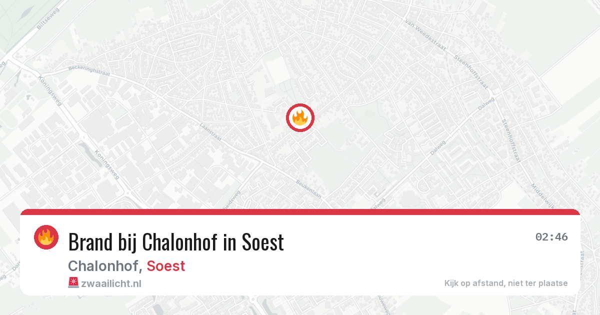 Brand bij Chalonhof in Soest — 16 jun 2026