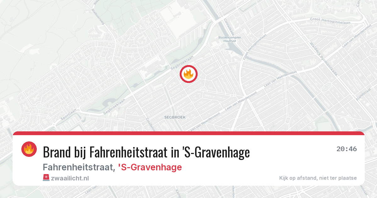 Brand bij Fahrenheitstraat in 'S-Gravenhage — 13 feb 2026